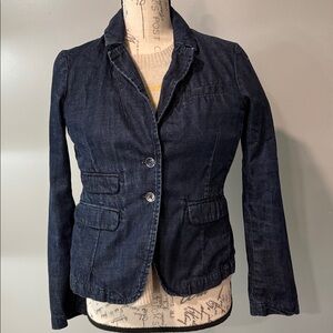 Anthropologie vintage Jean blazer